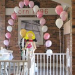 Becketts Farm - Bride and Groom Character Greeters, plus an Arch and 3-balloon Clusters in white, pearl pink and rose pink inside a 'Just Married Around' clear balloon. Balloon decor by Huff, Puff and Away! Becketts Farm - Bride and Groom Character Greeters, plus an Arch and 3-balloon Clusters in white, pearl pink and rose pink inside a 'Just Married Around' clear balloon. Balloon decor by Huff, Puff and Away!