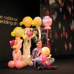 NEC Wedding Show - Our Character Greeters put on a 'fashion show' of our very own, on the runway used for the show. The models loved them!