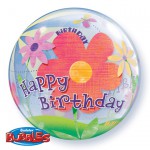 bubble - 'Happy Birthday' Flowers