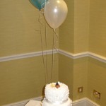 Honiley Court: Brmb Naked Wedding event, a 3-balloon Cluster in colours to match the room and table dressing by M-Style, cake by Kim's Cake Gallery, balloon decor by Huff, Puff and Away! Honiley Court: Brmb Naked Wedding event, a 3-balloon Cluster in colours to match the room and table dressing by M-Style, cake by Kim's Cake Gallery, balloon decor by Huff, Puff and Away!
