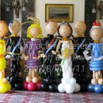 The Royal Wedding party, Character Greeters by Huff, Puff and Away!