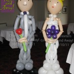 Balloon Bride and Groom by Huff, Puff and Away! Simply the best balloon people!