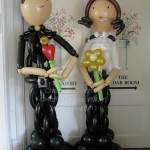 Balloon Police Bride and Groom by Huff, Puff and Away!