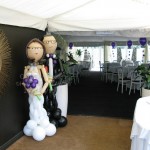 Balloon Bride and Groom by Huff, Puff and Away!