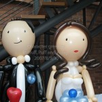 Balloon Bride and Groom by Huff, Puff and Away!