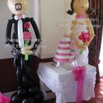 Balloon Bride and Groom by Huff, Puff and Away!