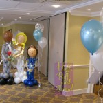 Balloon Bride, Groom, Bridesmaid and Pageboy by Huff, Puff and Away!