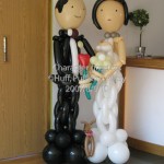 Balloon Bride and Groom by Huff, Puff and Away!