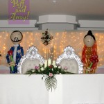 Asian Bride and Groom for a wedding at the Royale Suite, Wolverhampton. Character Greeters by Huff, Puff and Away!