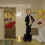 Balloon Bride and Groom by Huff, Puff and Away!