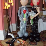 Balloon Bride and Groom by Huff, Puff and Away!