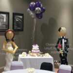 Balloon Bride and Groom by Huff, Puff and Away!