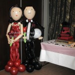 Balloon Bride and Groom by Huff, Puff and Away!