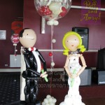 Balloon Bride and Groom by Huff, Puff and Away!